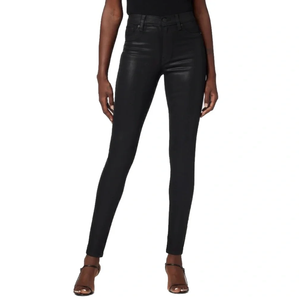 Hudson Barbara High-Rise Women’s Black Super Skinny Ankle Jean Size 30